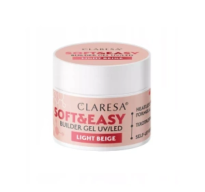 CLARESA SOFT & EASY BUILDER GEL UV/LED LIGHT BEIGE 12G