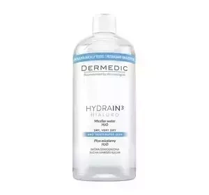 DERMEDIC HYDRAIN3 HIALURO MICELLAR WATER H2O 500ML