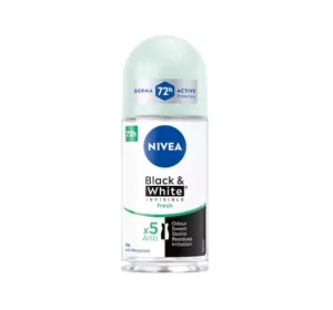 NIVEA BLACK & WHITE INVISIBLE FRESH ANTIPERSPIRANT FOR WOMEN ROLL ON 50ML
