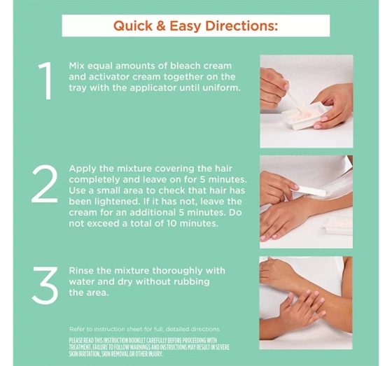 SALLY HANSEN BODY AND FACE HAIR BLEACH 