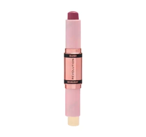 REVOLUTION BLUSH & HIGHLIGHT STICK MAUVE GLOW 4.3G