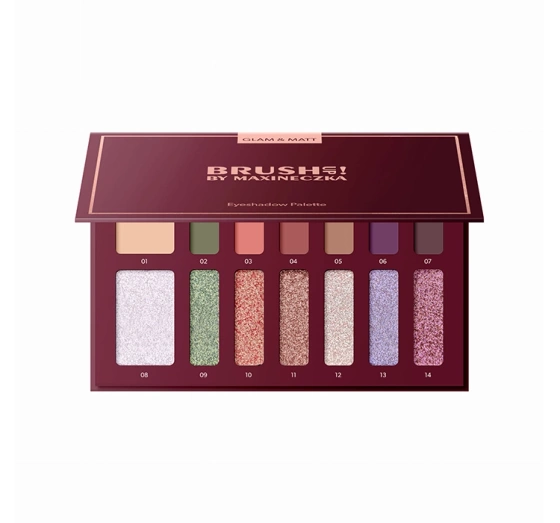 Brush Up Glam & Matt Eyeshadow Palette 21g
