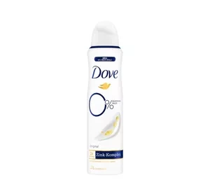 DOVE ZINC ANTIPERSPIRANT COMPLEX SPRAY ORIGINAL 150ML