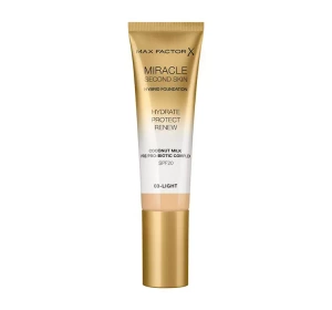 MAX FACTOR MIRACLE SECOND SKIN FOUNDATION 03 LIGHT 30ML