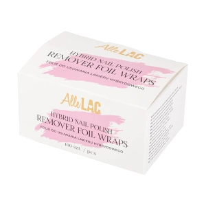 GEL LACK OFF FOIL WRAP NAIL REMOVER FOR HYBRID GEL REMOVAL 100 PCS