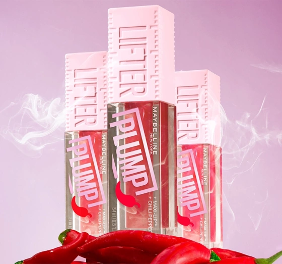 MAYBELLINE LIFTER PLUMP LIP GLOSS 001 BLUSH BLAZE 5.4ML 