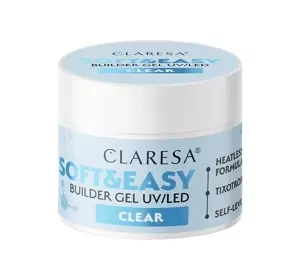 CLARESA SOFT & EASY BUILDER GEL UV/LED CLEAR 45G