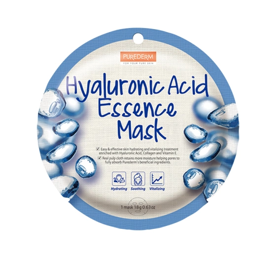 PUREDERM COLLAGEN SHEET MASK HYALURONIC ACID