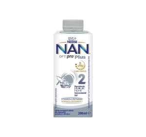 Nestlé NAN Optipro Plus 2 Hm-O Liquid Follow-on Formula for Infants Over 6 Months of Age, 200 ml