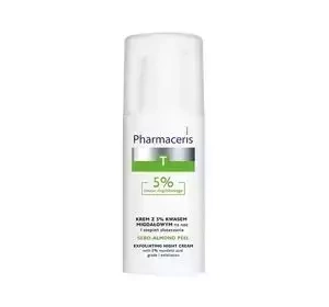 PHARMACERIS T SEBO ALMOND PEEL NIGHT CREAM WITH 5% MANDELIC ACID 50ML