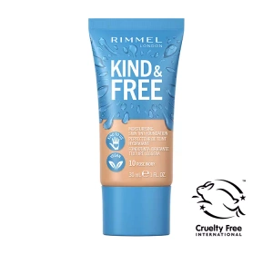 RIMMEL KIND & FREE FACE FOUNDATION 10 ROSE IVORY 30ML