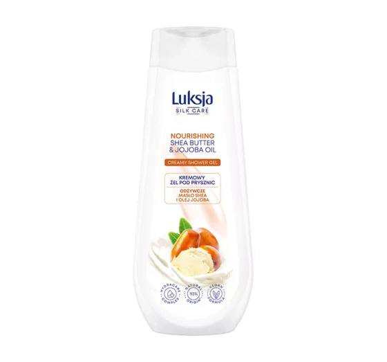 LUXJA SILK CARE NOURISHING CREAMY SHOWER GEL WITH SHEA BUTTER AND JOJOBA OIL 500ML