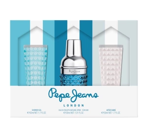PEPE JEANS FOR HIM EAU DE TOILETTE SPRAY 30ML + GEL 50ML + AFTERSHAVE 50ML