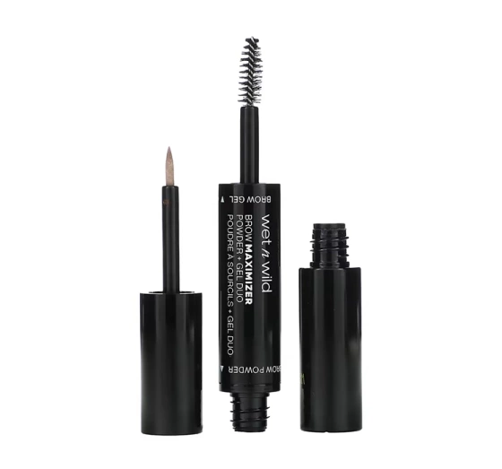 WET N WILD BROW MAXIMIZER DUO GEL AND BROW DUO NEUTRAL BROWN