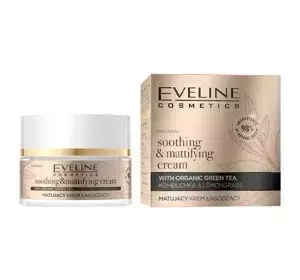 EVELINE ORGANIC GOLD SOOTHING MATTIFYING CREAM 50ML