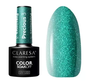 CLARESA SOAK OFF HYBRID NAIL POLISH PRECIOUS 3 5G