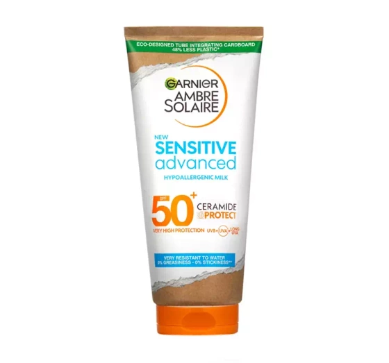 GARNIER AMBRE SOLAIRE HYPOALLERGIC PROTECTIVE BODY MILK SPF50+ 175ML