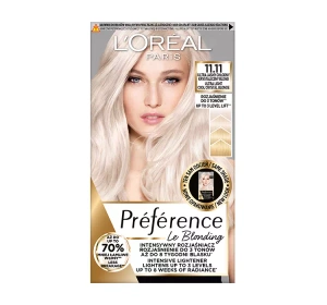 LOREAL RECITAL PREFERENCE PERMANENT HAIR DYE 11.11