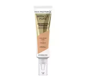 MAX FACTOR MIRACLE PURE SKIN-IMPROVING FOUNDATION 50 NATURAL ROSE 30ML