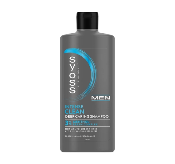 SYOSS MEN CLEAN AND COOL SHAMPOO FOR NORMAL AND GREASY HAIR 440ML