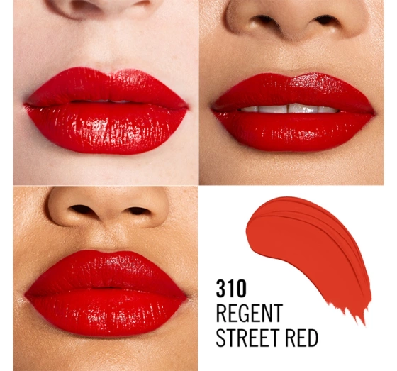 Click on photo to zoom it Rimmel Lasting Finish Satin Lipstick 310 Regent Street Red 4g