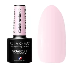 CLARESA SOAK OFF HYBRID NAIL POLISH CELEBRATION 2 5G