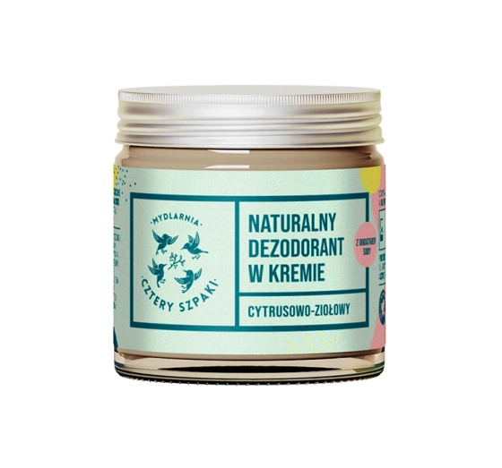MYDLARNIA CZTERY SZPAKI DEODORANT CREAM 60ML 