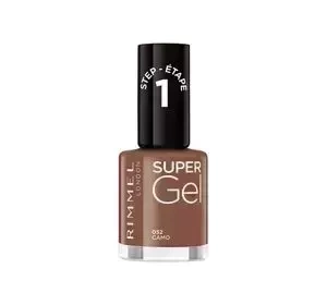 RIMMEL SUPER GEL NAIL GEL NAIL POLISH 052 CAMO 12ML