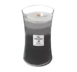 WOODWICK LARGE JAR CANDLE SCENTED CANDLE TRILOGY WARM WOODS 610G