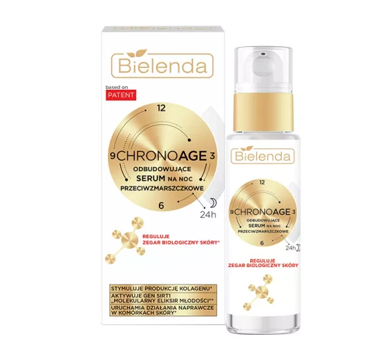 BIELENDA CHRONO AGE 24H REBUILDING ANTI-WRINKLE NIGHT SERUM 30ML