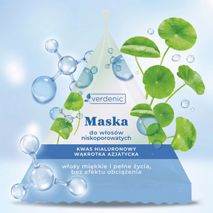 Verdenic Hyaluronic Acid and CICA Low-Porosity Hair Mask Sachet 25ml