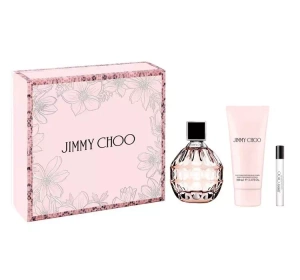 JIMMY CHOO EAU DE PARFUM SPRAY SET 100ML + 7.5ML + LOTION
