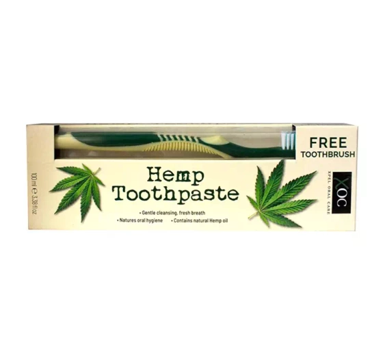 Click on photo to zoom it Xpel XOC Hemp Toothpaste with Hemp Oil 100ml + Toothbrush