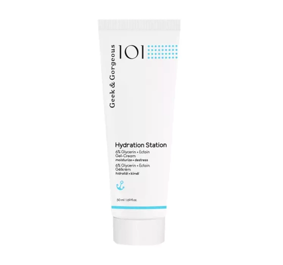 Click on photo to zoom it Geek & Gorgeous Hydration Station Face Gel-Cream with Glycerin and Ectoin for Normal, Combination and Dry Skin 50ml