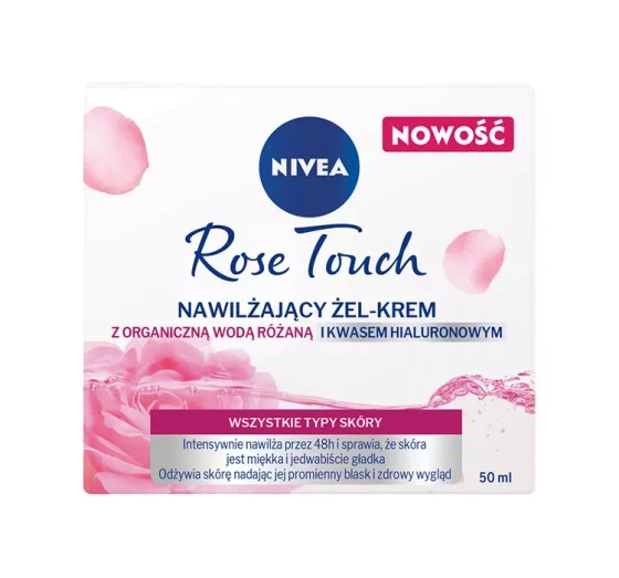 NIVEA ROSE TOUCH MOISTURIZING GEL CREAM 50ML