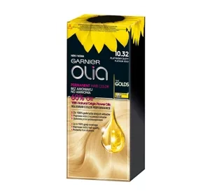 GARNIER OLIA PERMANENT HAIR COLOR NO AMMONIA 10.32 PLATINUM GOLD