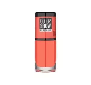 MAYBELLINE COLOR SHOW NAIL LACQUER 60 SECONDS 110 URBAN CORAL 6.7ML