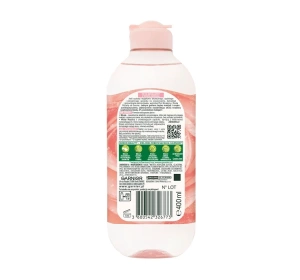 GARNIER SKIN NATURALS MICELLAR LIQUID WITH ROSE WATER 400ML