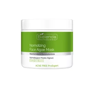 BIELENDA ACNE FREE PROEXPERT NORMALIZING ALGAE MASK FOR FACE, EYES AND LIPS 160G