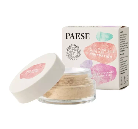 PAESE MINERALS ILLUMINATING MINERAL FOUNDATION 203N SAND 7G