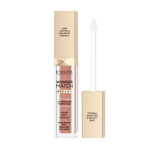 EVELINE WONDER MATCH MATCH LIQUID LIPSTICK 11 MILKY NUDE 6.8ML