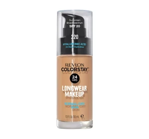 REVLON COLORSTAY FOUNDATION WITH HYALURONIC ACID FOR DRY SKIN 220 NATURAL BEIGE 30ML