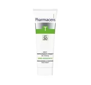 PHARMACERIS T SEBO MOISTATIC SOOTHING MOISTURIZING FACE CREAM SPF 30 50ML