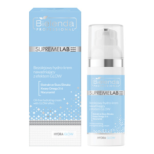 BIELENDA PROFESSIONAL SUPREMELAB HYDRA GLOW OIL-FREE HYDRATING HYDRO-CREAM WITH GLOW EFFECT 50ML