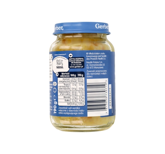 Gerber dinner after 9 months Chicken barley soup with vegetables 190g