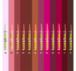 NYX PROFESSIONAL MAKEUP FAT OIL SLICK CLICK LIP BALM  6 HITS DIFFERENT 2G