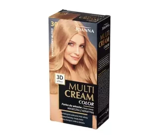 JOANNA MULTI CREAM COLOR PERMANENT HAIR DYE 30 CARAMEL BLOND