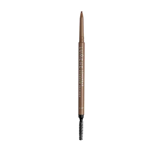LUMENE LONGWEAR EYEBROW DEFINER VEGAN AUTOMATIC BROW PENCIL 1 ASH BLONDE 0.09G