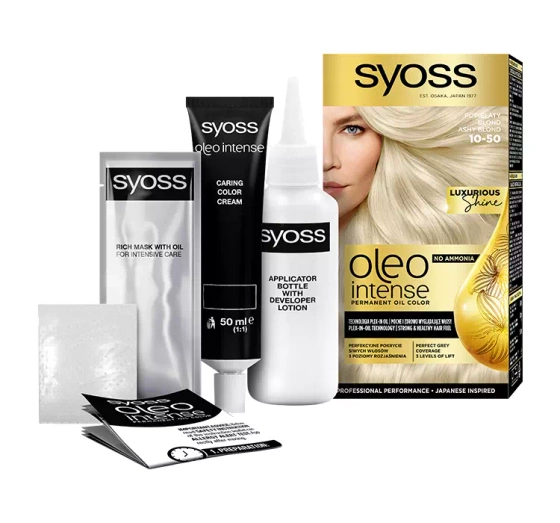 SYOSS OLEO INTENSE HAIR COLOUR WITHOUT AMMONIA 10-50 ASHY BLOND