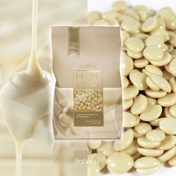 Click on photo to zoom it ItalWax Hair Removal Wax Granules White Chocolate 1000g